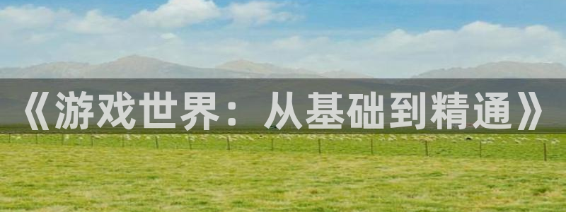 沐鸣娱乐2可靠吗：《游戏世界：从基础到精通》