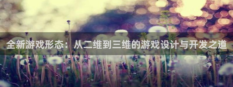 沐鸣娱乐2下载：全新游戏形态：从二维到三维的游戏设计与开发之道