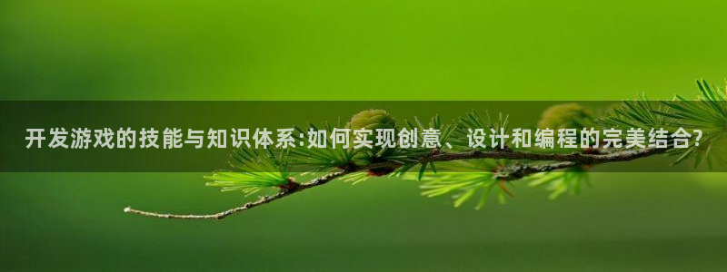 沐鸣娱乐2官网网址是什么：开发游戏的技能与知识体系:如何实现创意、设计和编程的完美结合?